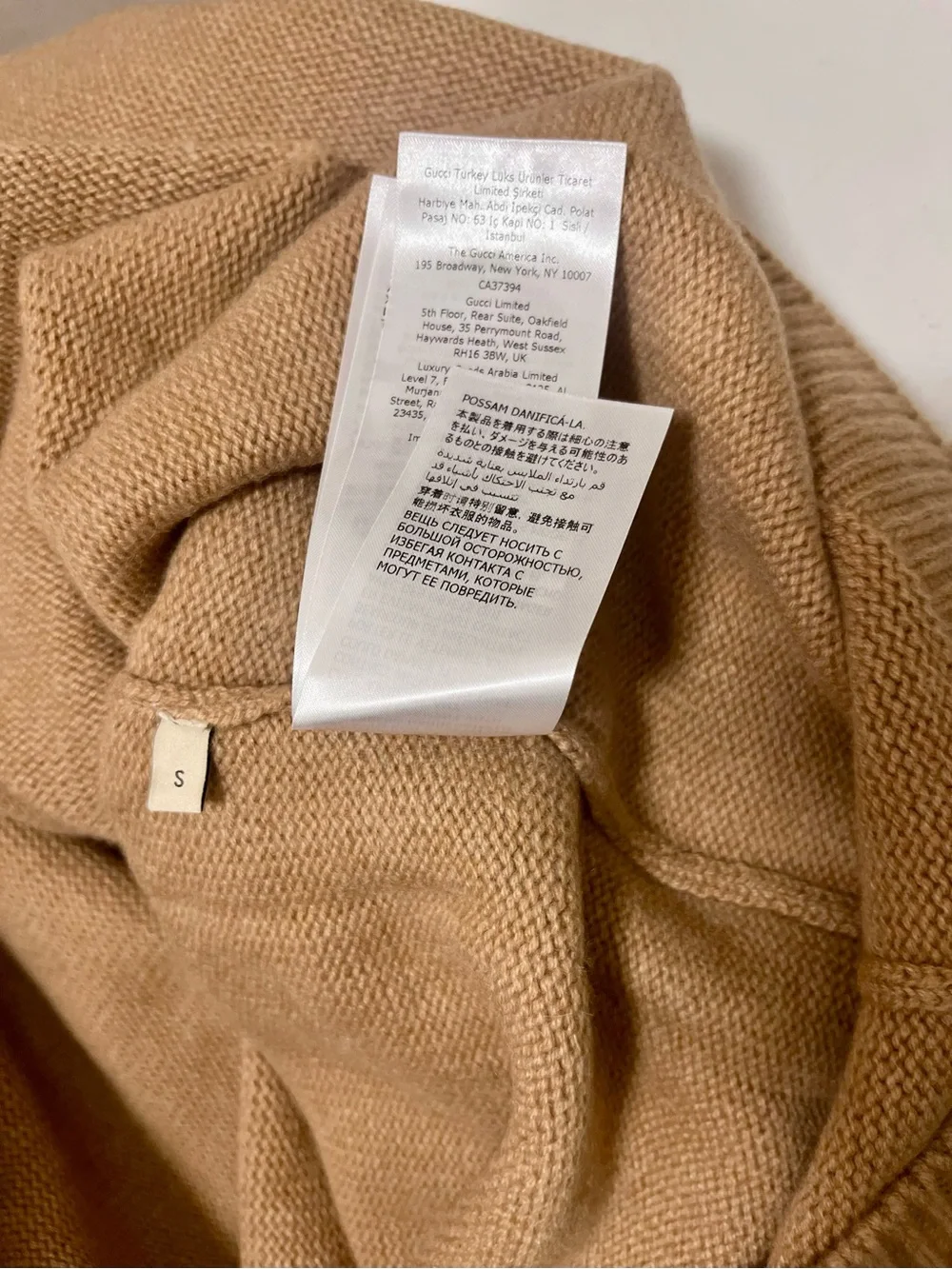 Gucci oversized cashmere